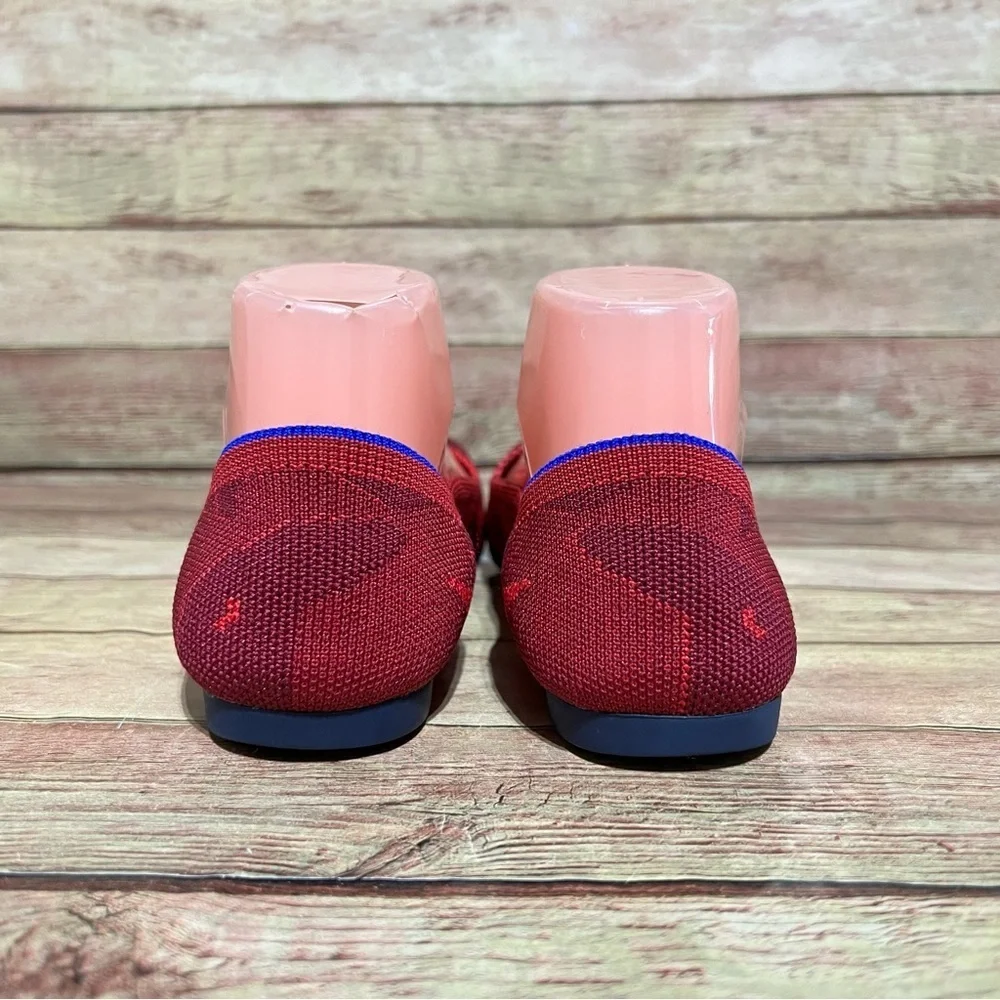 Rothy’s Red Camo Pointed Flats